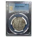 1942-D Walking Liberty Half Dollar MS-66+ PCGS 1942-D Walking Liberty Half Dollar MS-66+ PCGS